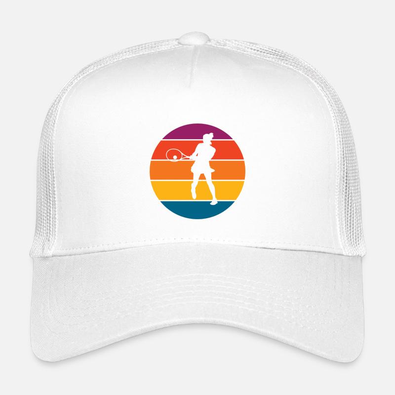 Tennis - Kinder Trucker-Cap - Weiß