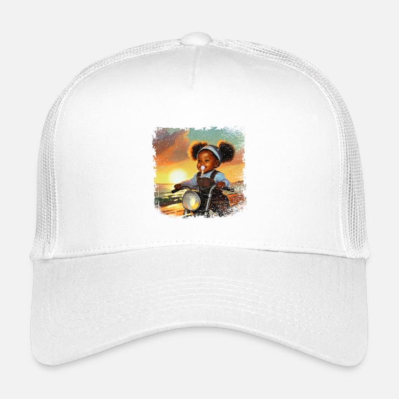 Girl comic with soother Kids’ Trucker Cap