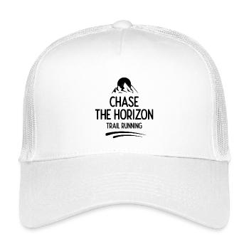 Trailrunning - Jagd auf den Horizont - Kinder Trucker-Cap - Weiß - Vorne