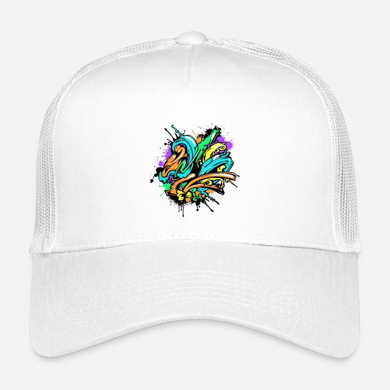 Graffiti Art Drawing Illustration Street Art Kids’ Trucker Cap