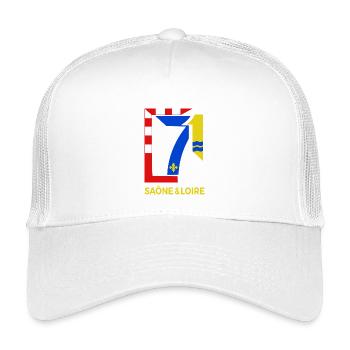 Saône et Loire - Kids’ Trucker Cap - white - Front
