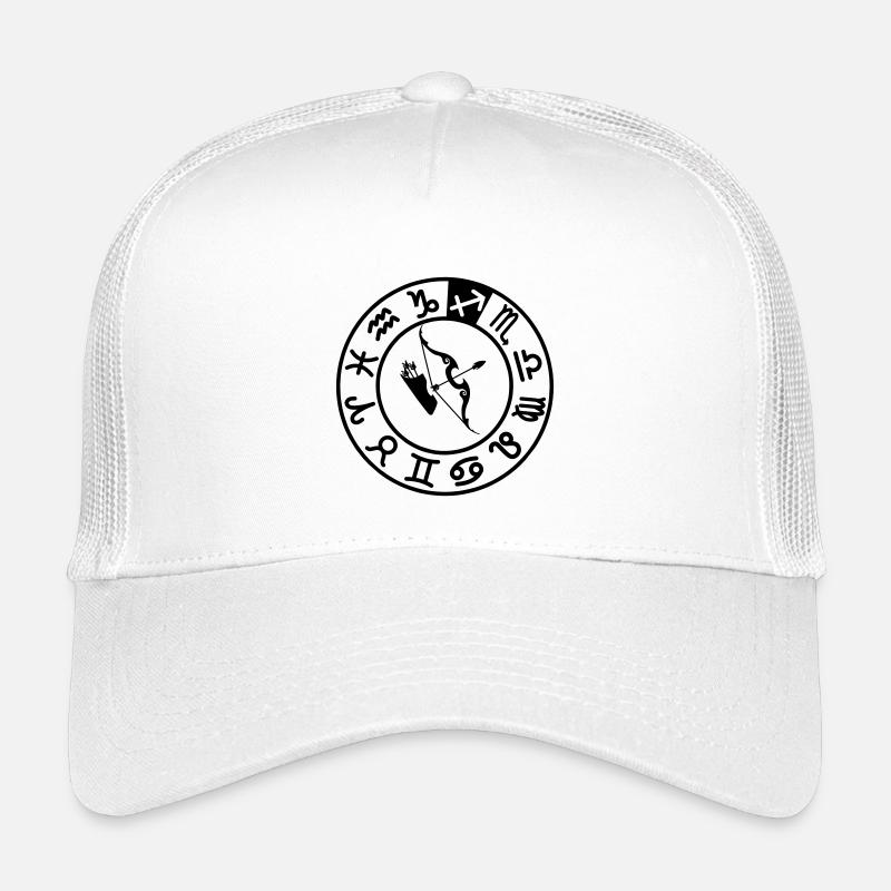 Sternzeichen Schütze im Kreis von 12 Zeichen Kinder Trucker-Cap