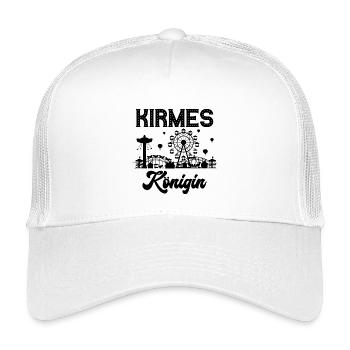 Kirmes Königin Jahrmarkt Rummel Volksfest - Kinder Trucker-Cap - Weiß - Vorne