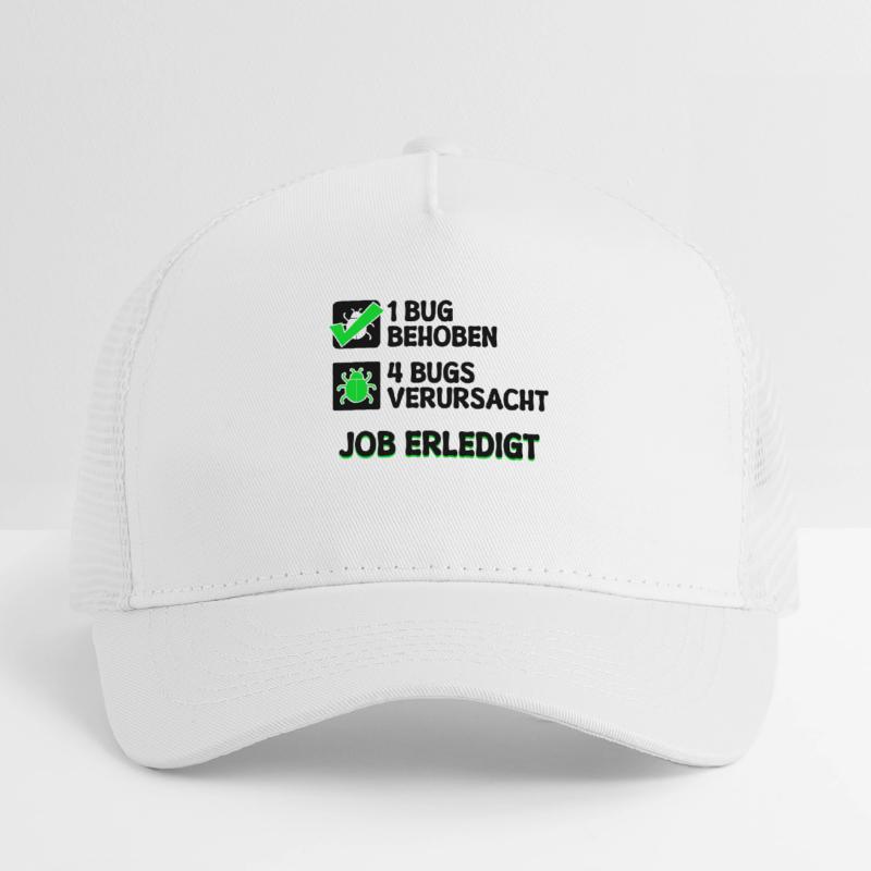 Open Source Bugfixing Bugs Developer Programmier Kinder Trucker-Cap