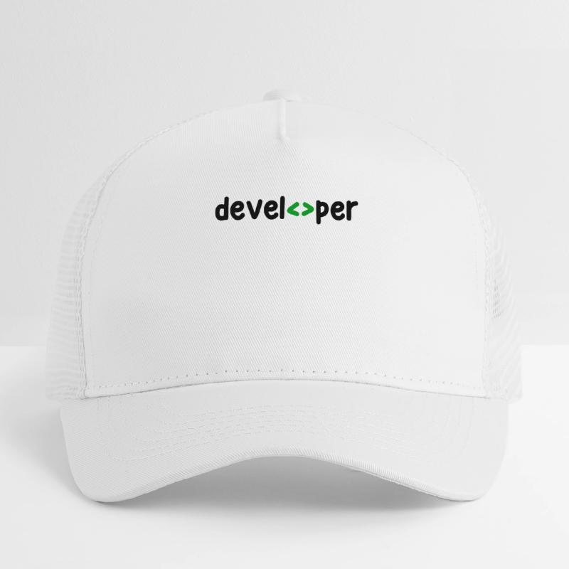 Developer Spruch Coden Softwareentwickler Nerd Kinder Trucker-Cap