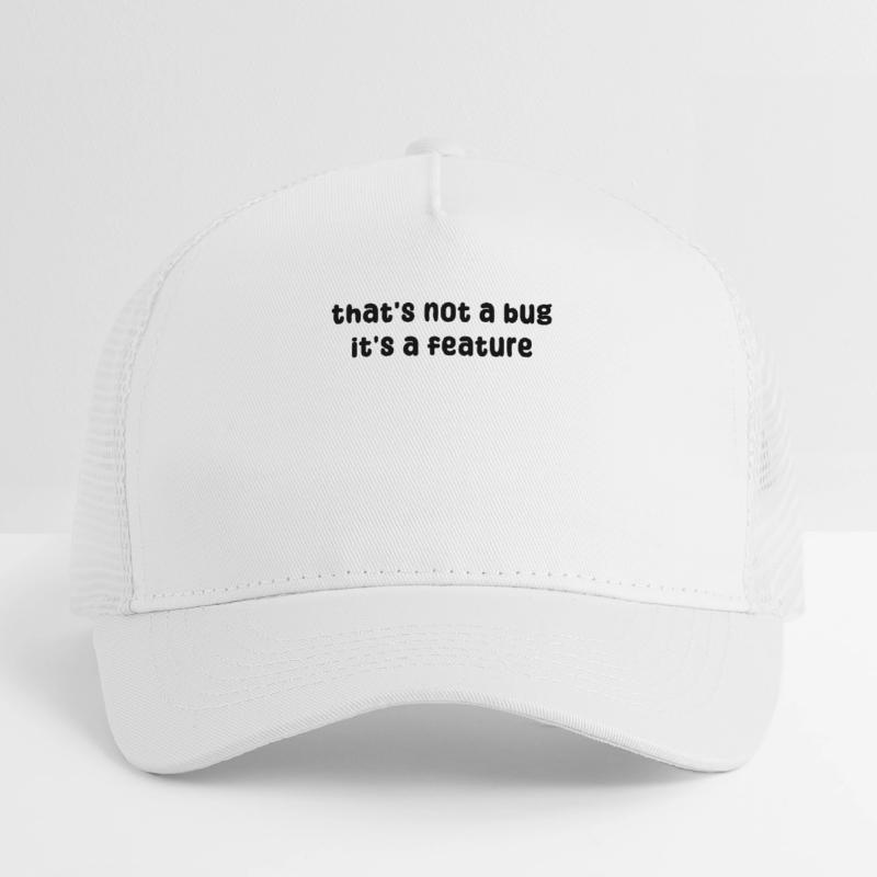 Developer Geek Bugs Code Informatik Statement Kinder Trucker-Cap