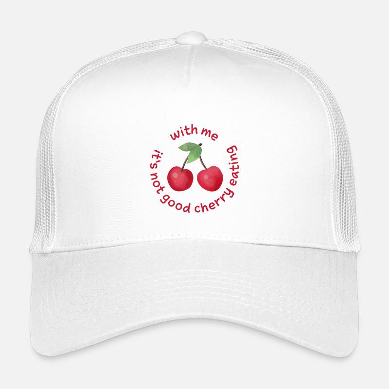 with me its not good cherry eating denglisch Kinder Trucker-Cap