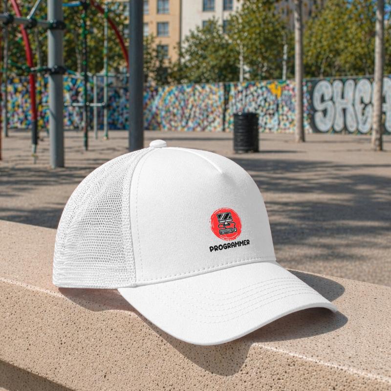 Computer Developer Programmierer Code Skripting Kinder Trucker-Cap
