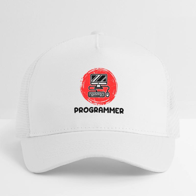 Computer Developer Programmierer Code Skripting Kinder Trucker-Cap