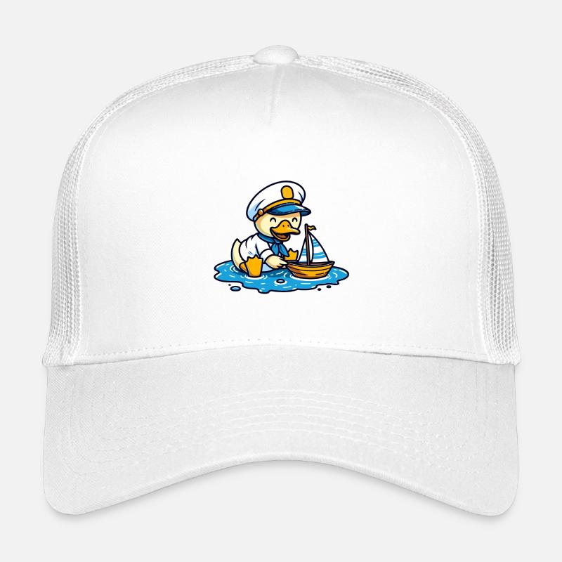 Sailing Duck: Der seefahrende Kapitän Kinder Trucker-Cap