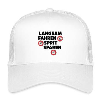 Déclaration de ravitaillement en carburant de la station-service Moteur à essence - Casquette trucker enfant - blanc - Devant
