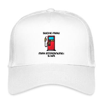 Pompe à carburant Énergie Stockage d’énergie Déclaration Ravitaillement - Casquette trucker enfant - blanc - Devant