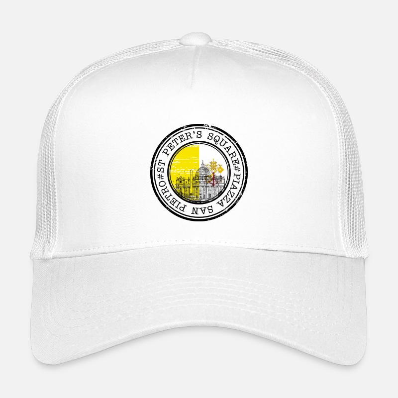 Cercle de timbres de la Cité du Vatican Casquette trucker enfant