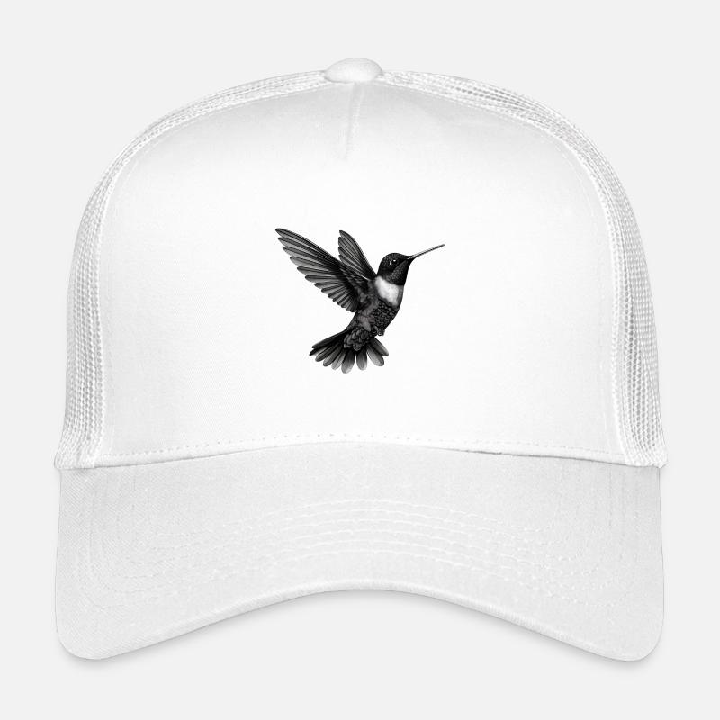 Kolibri | Hummingbird - Kinder Trucker-Cap - Weiß