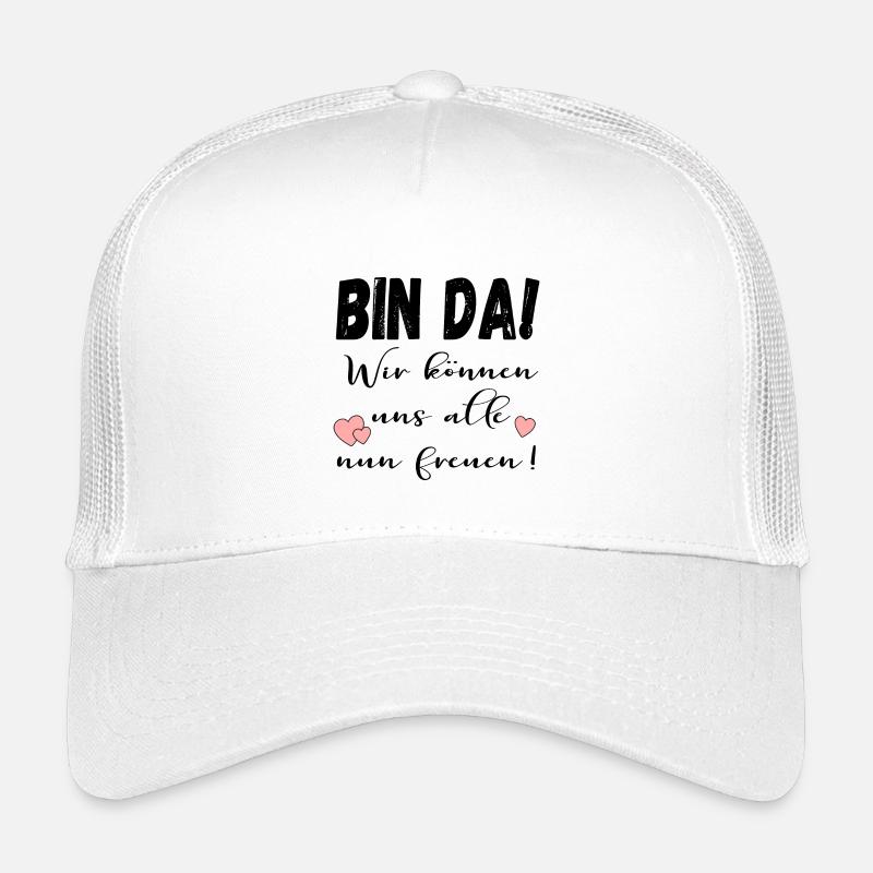 BIN DA - FREUDE IRONIE Kinder Trucker-Cap
