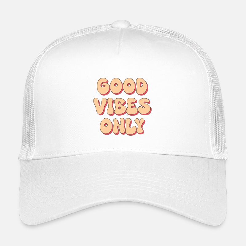 Gute Laune - Kinder Trucker-Cap - Weiß