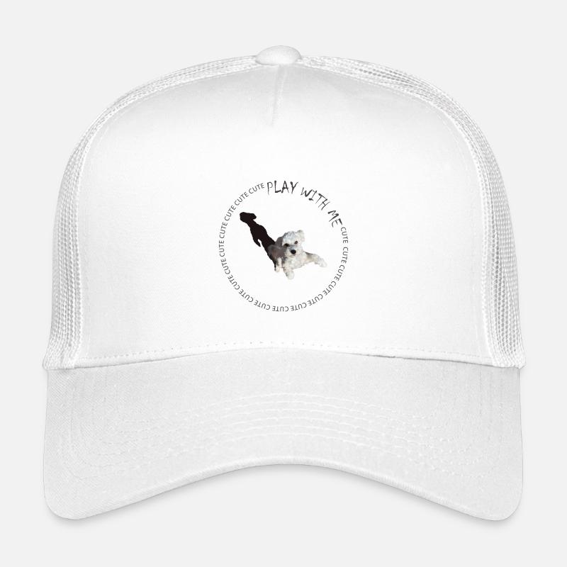Spiel mit mir - Kinder Trucker-Cap - Weiß