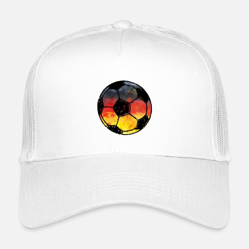 Fußball Deutschland - schwarz rot gold  Kinder Trucker-Cap