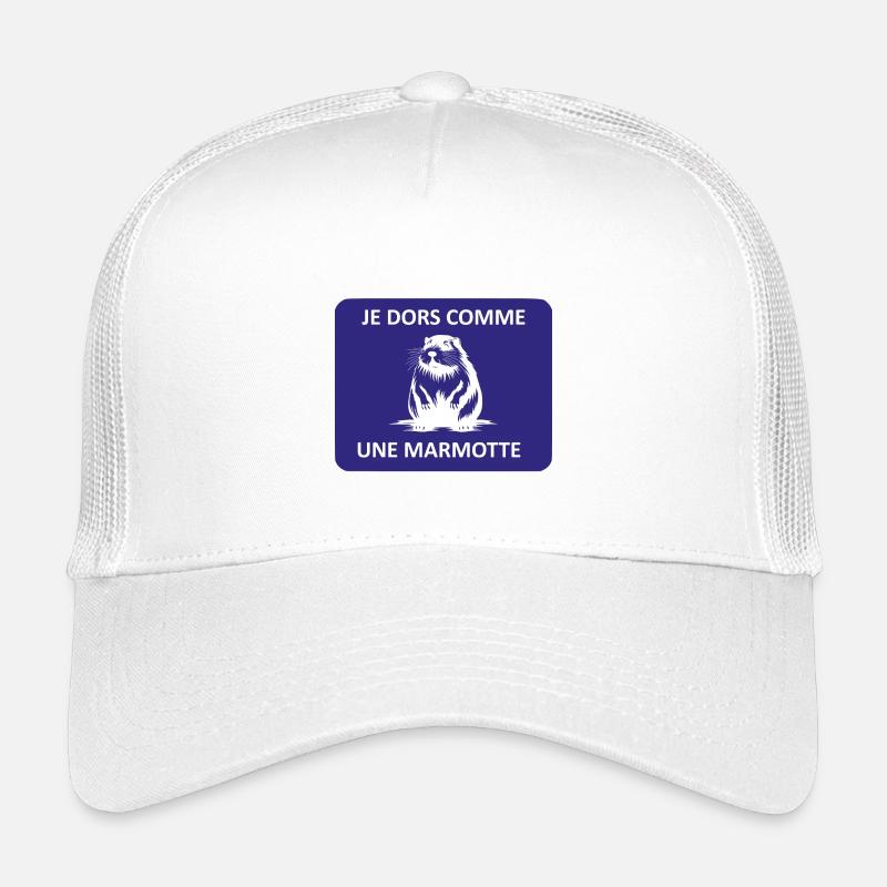 Je dors comme une marmotte Casquette trucker enfant