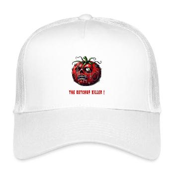 Le tueur au ketchup - Casquette trucker enfant - blanc - Devant