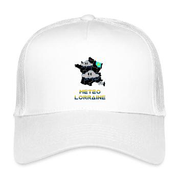Lothringen Wetter - Kinder Trucker-Cap - Weiß - Vorne