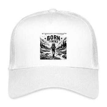 Born to hike - Kids’ Trucker Cap - white - Front