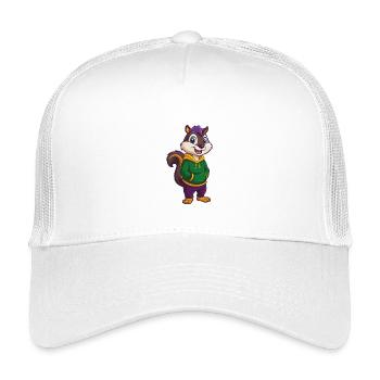 Chipmunk Funny Kawaii Cartoon Character Clipart - Kids’ Trucker Cap - white - Front