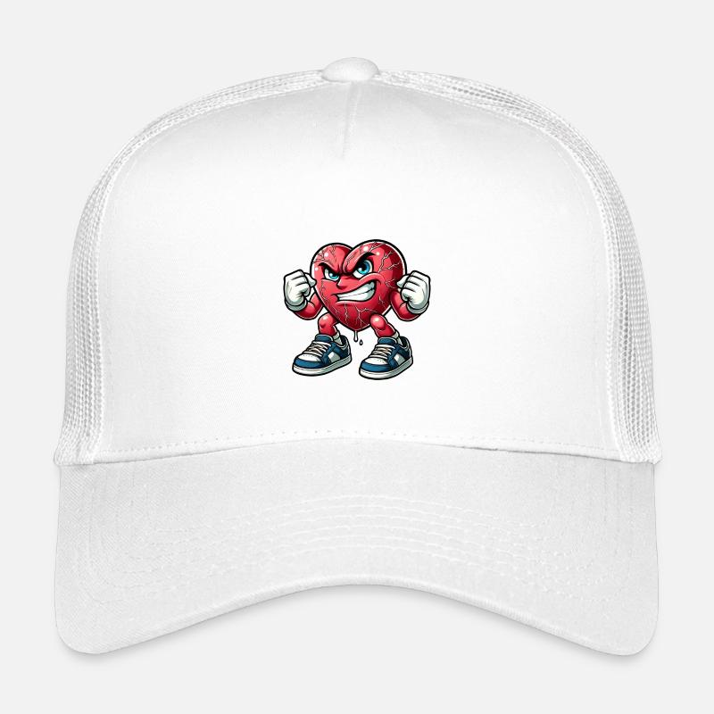 Design de Cœur Enragé Casquette trucker enfant