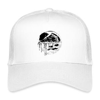 Pizza Drawing - Kids’ Trucker Cap - white - Front