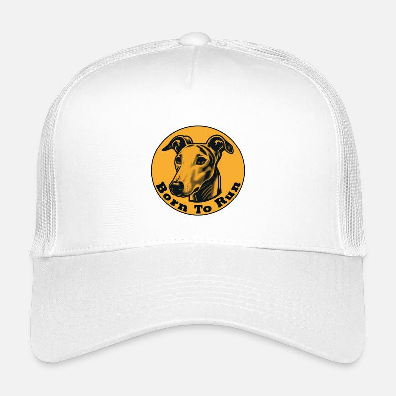 Whippet né pour courir Casquette trucker enfant