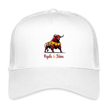 La fierté du design du drapeau de Palma - Casquette trucker enfant - blanc - Devant