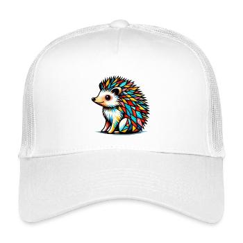 Hérisson - Casquette trucker enfant - blanc - Devant