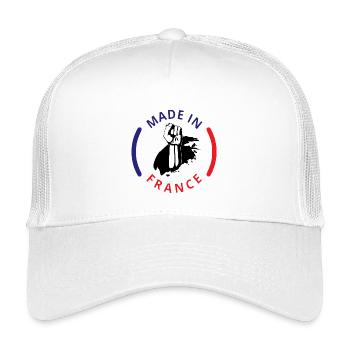 Made in France - Kids’ Trucker Cap - white - Front