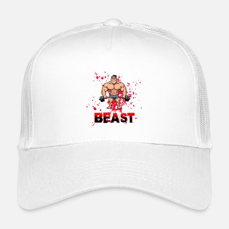 Beast - Kids’ Trucker Cap - white