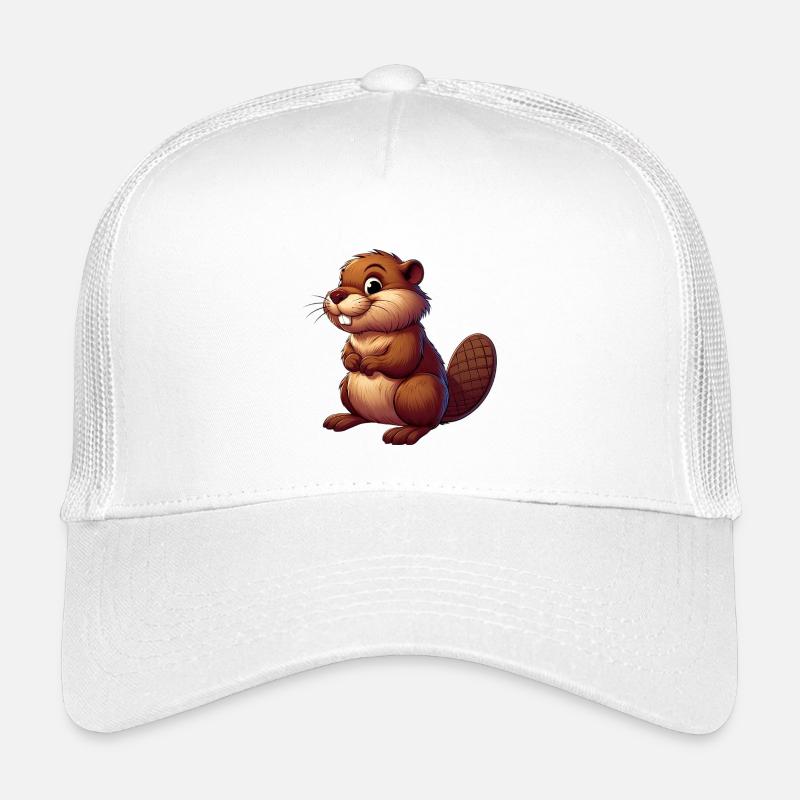 Bieber - Kinder Trucker-Cap - Weiß
