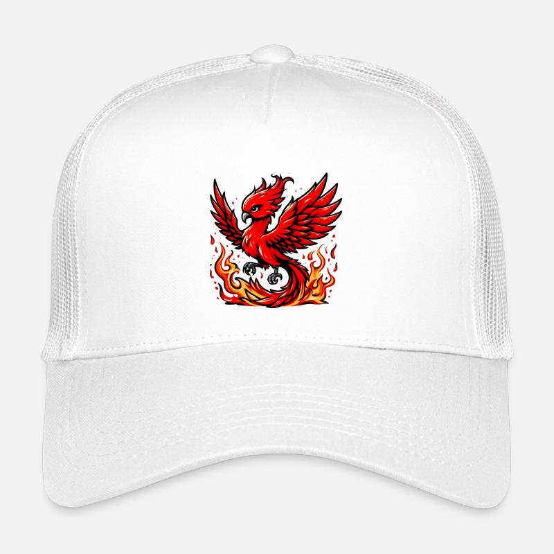 Phénix rouge Casquette trucker enfant