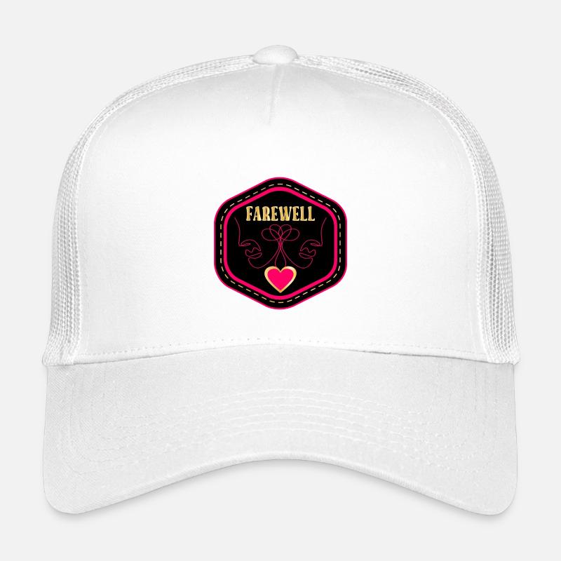 LINE ART DRAWING - FAREWELL Kids’ Trucker Cap