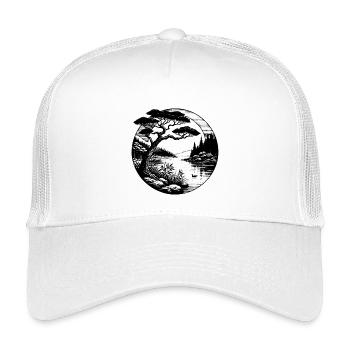 Arbre – La nature en harmonie - Casquette trucker enfant - blanc - Devant