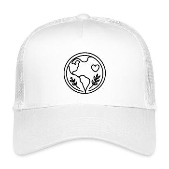 L’amour de la Terre, pour l’avenir - Casquette trucker enfant - blanc - Devant