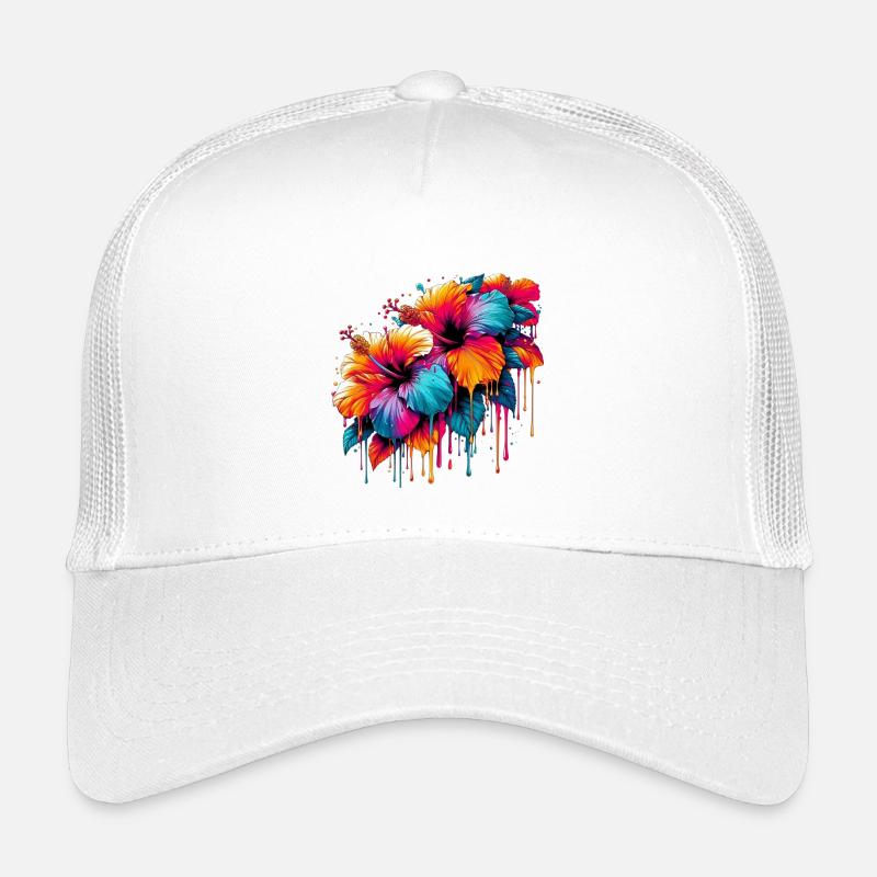 Hibiscus Flowers Kids’ Trucker Cap