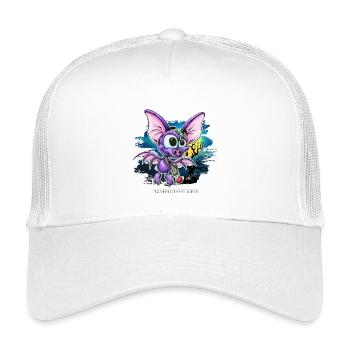 Schatten der Nacht - Kinder Trucker-Cap - Weiß - Vorne