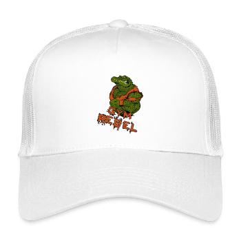 GYM Rebel - Casquette trucker enfant - blanc - Devant