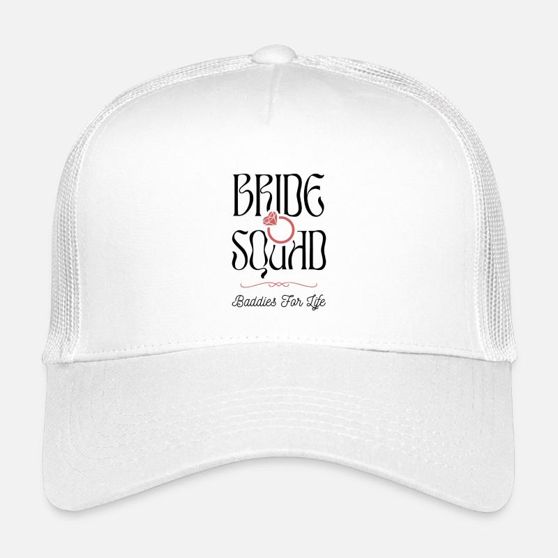 Bride Squad - Junggesellinnenabschied - Kinder Trucker-Cap - Weiß