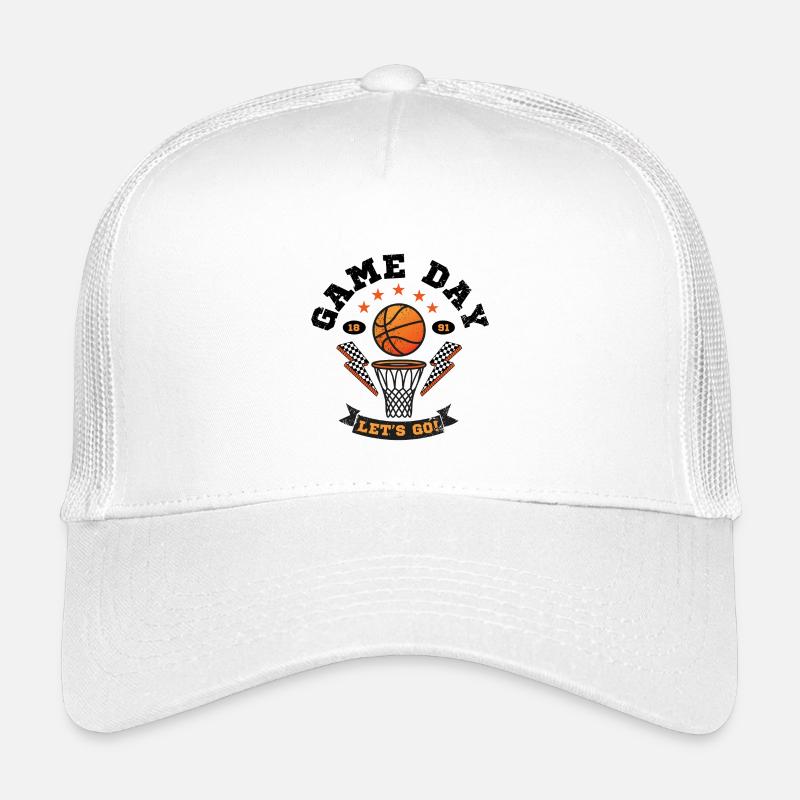 Let’s Go Basketball Kinder Trucker-Cap