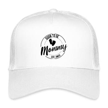 Soon to Be Mommy–Geschenk für werdende Mütter 2023 - Kinder Trucker-Cap - Weiß - Vorne
