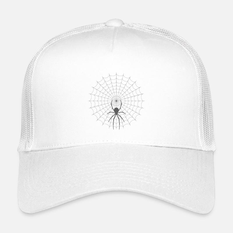Spinnennetz Silhouette Kinder Trucker-Cap
