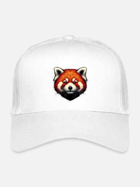 Kleiner Panda - Kinder Trucker-Cap - Weiß