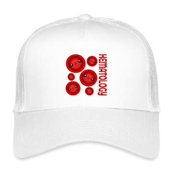 BLOOD HEMATOLOGY - Kids’ Trucker Cap - white - Front