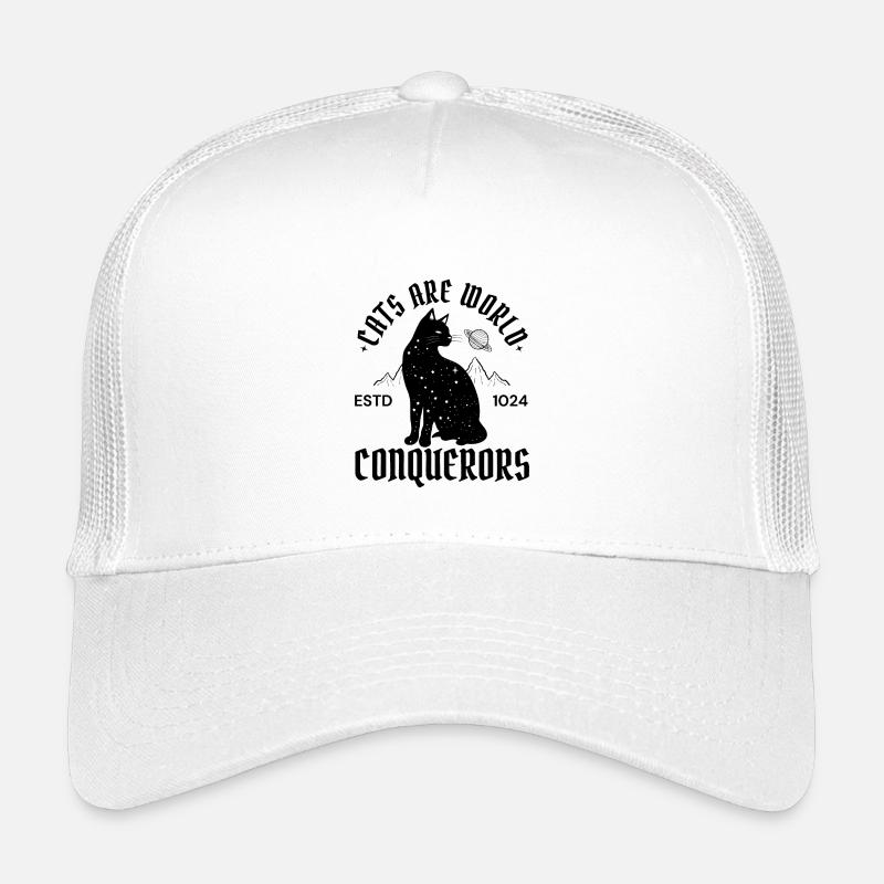 Black Cat Conqueror - Mystical Cat Theme Kids’ Trucker Cap