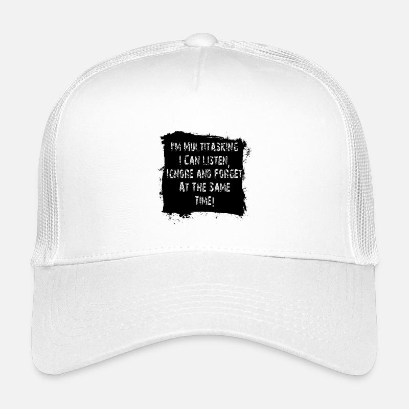 ADHS - Kinder Trucker-Cap - Weiß